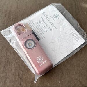 GAIAM Safety Alarm Personal Running Easy Pull Alarm Pink Rose Gold